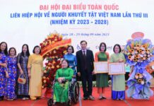 Chủ tịch Nước Võ Văn Thưởng gửi lẵng hoa chúc mừng Đại hội đại biểu toàn quốc Liên hiệp hội về Người khuyết tật Việt Nam