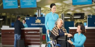 Quy định người khuyết tật khi đi máy bay hãng hàng không Vietnam Airlines